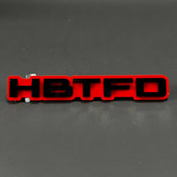 1PC HBTFD 3D Acrylic Badge - Car Truck Emblem Fender Tailgate Trunk Sticker