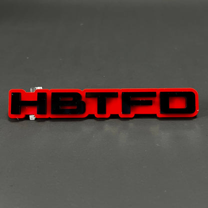 1PC HBTFD 3D Acrylic Badge - Car Truck Emblem Fender Tailgate Trunk Sticker