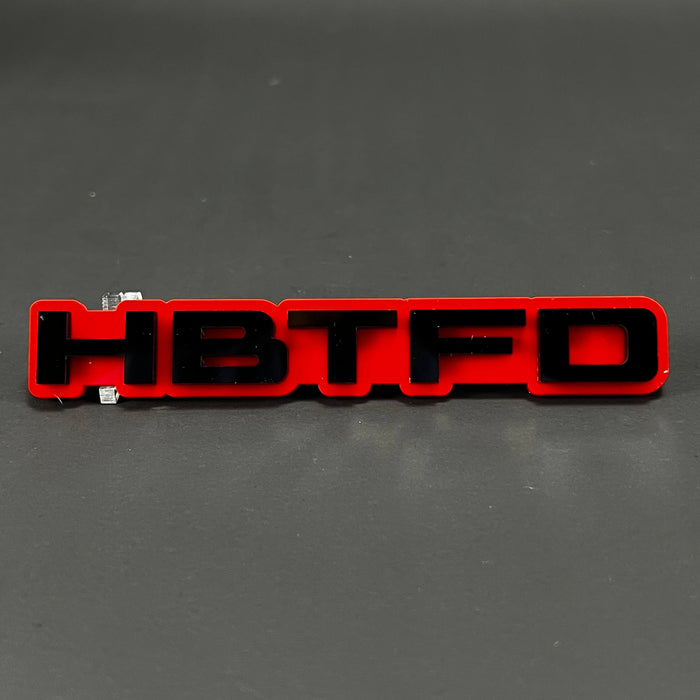 1PC HBTFD 3D Acrylic Badge - Car Truck Emblem Fender Tailgate Trunk Sticker