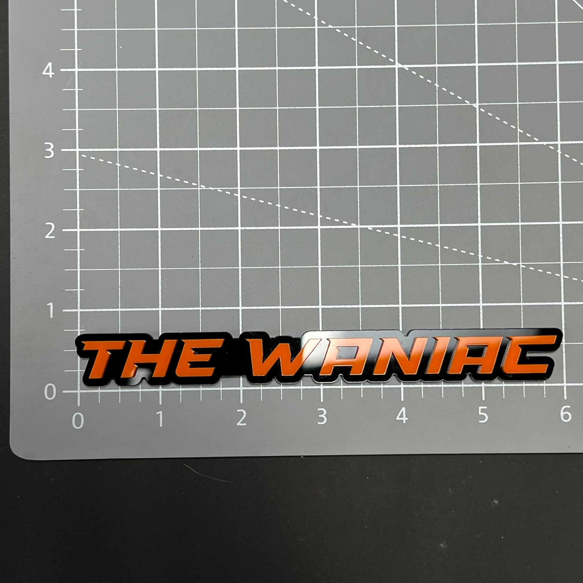 1PC THE WANIAC 3D Acrylic Badge - Car Truck Emblem Fender Tailgate Trunk Sticker