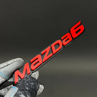 1PC MAZDA6 3D Acrylic Badge - Car Truck Emblem Fender Tailgate Trunk Sticker