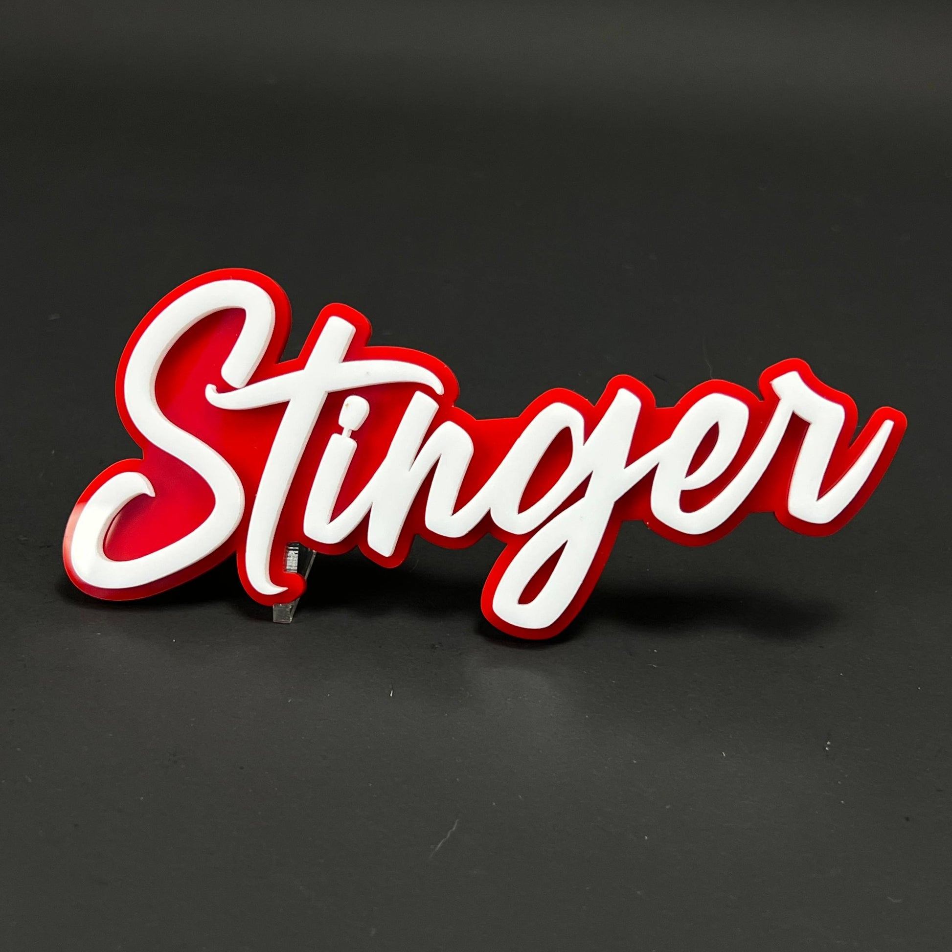 1PC Stinger 3D Acrylic Badge - Car Truck Emblem Fender Tailgate Trunk Sticker