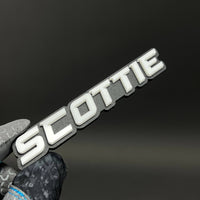 1PC SCOTTIE 3D Acrylic Badge - Car Truck Emblem Fender Tailgate Trunk Sticker