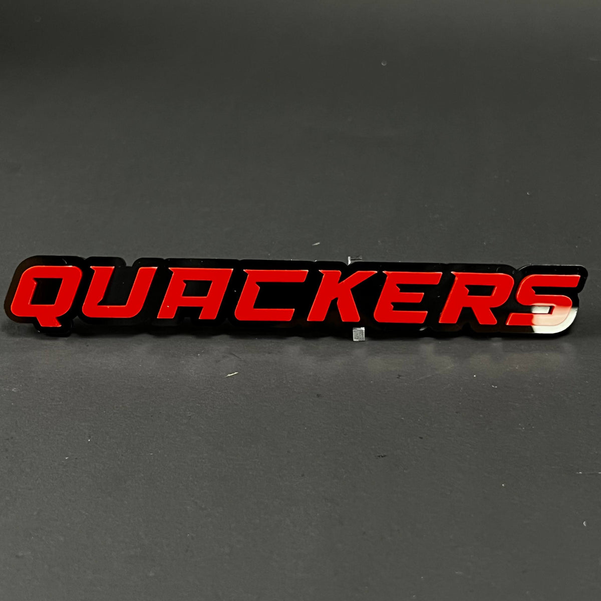 1PC QUACKERS 3D Acrylic Badge - Car Truck Emblem Fender Tailgate Trunk Sticker