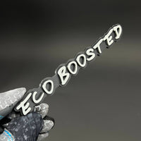 1PC ECO BOOSTED 3D Acrylic Badge - Car Truck Emblem Fender Sticker