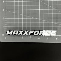 1PC MAXXFORCE 3D Acrylic Badge - Car Truck Emblem Fender Tailgate Trunk Sticker