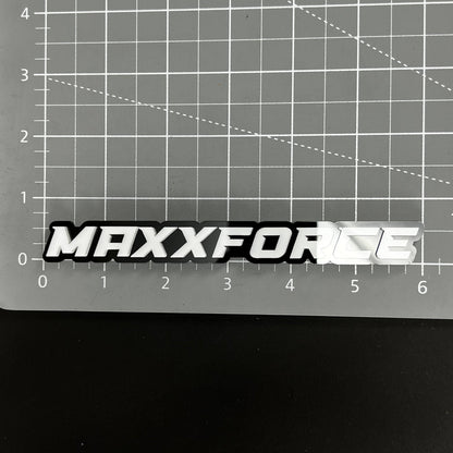 1PC MAXXFORCE 3D Acrylic Badge - Car Truck Emblem Fender Tailgate Trunk Sticker