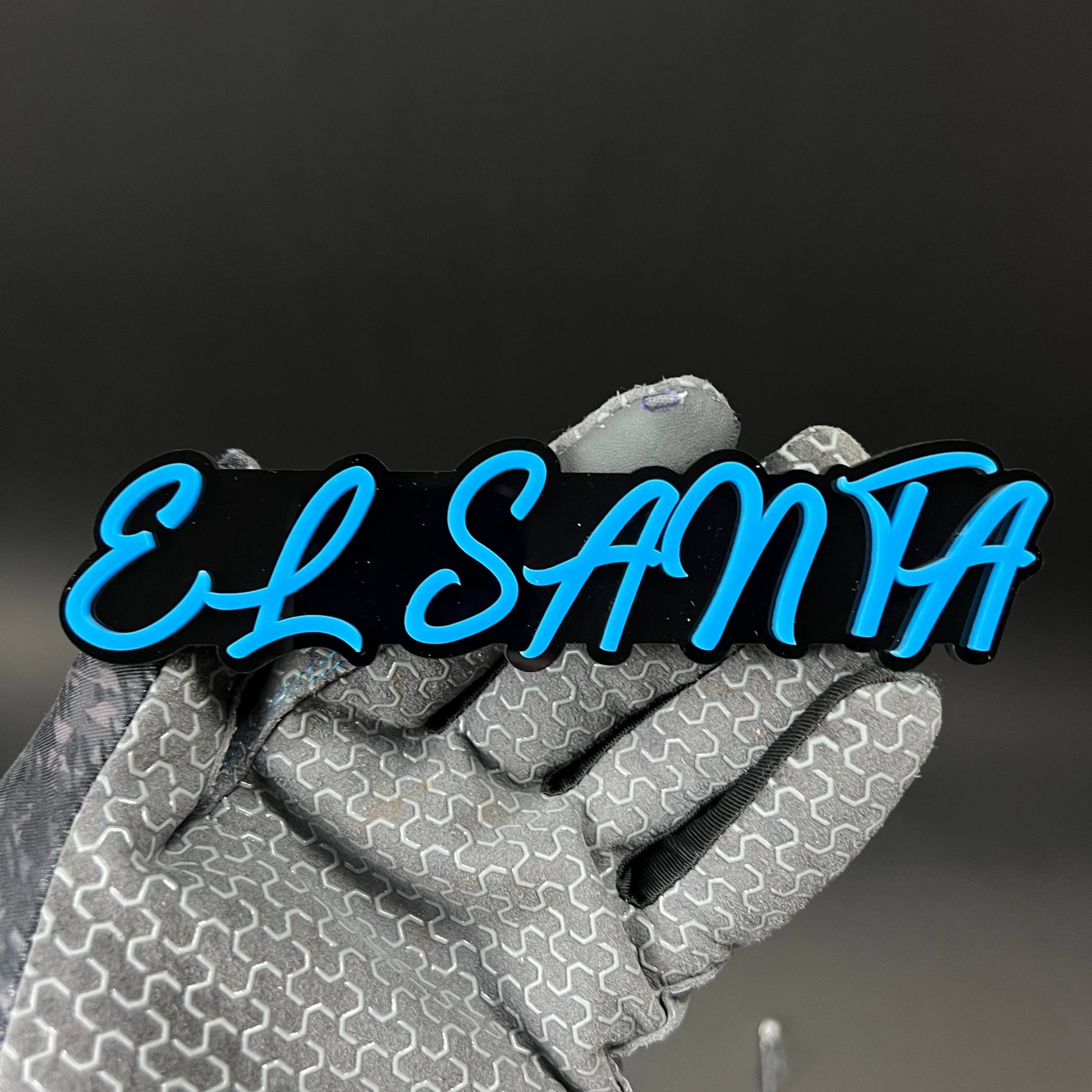 1PC EL SANTA 3D Acrylic Badge - Car Truck Emblem Fender Tailgate Trunk Sticker