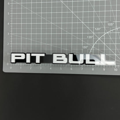 1PC PIT BULL 3D Acrylic Badge - Car Truck Emblem Fender Tailgate Trunk Sticker