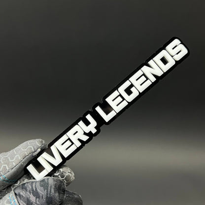 1PC LIVERY LEGENDS 3D Acrylic Badge - Car Truck Emblem Fender Sticker