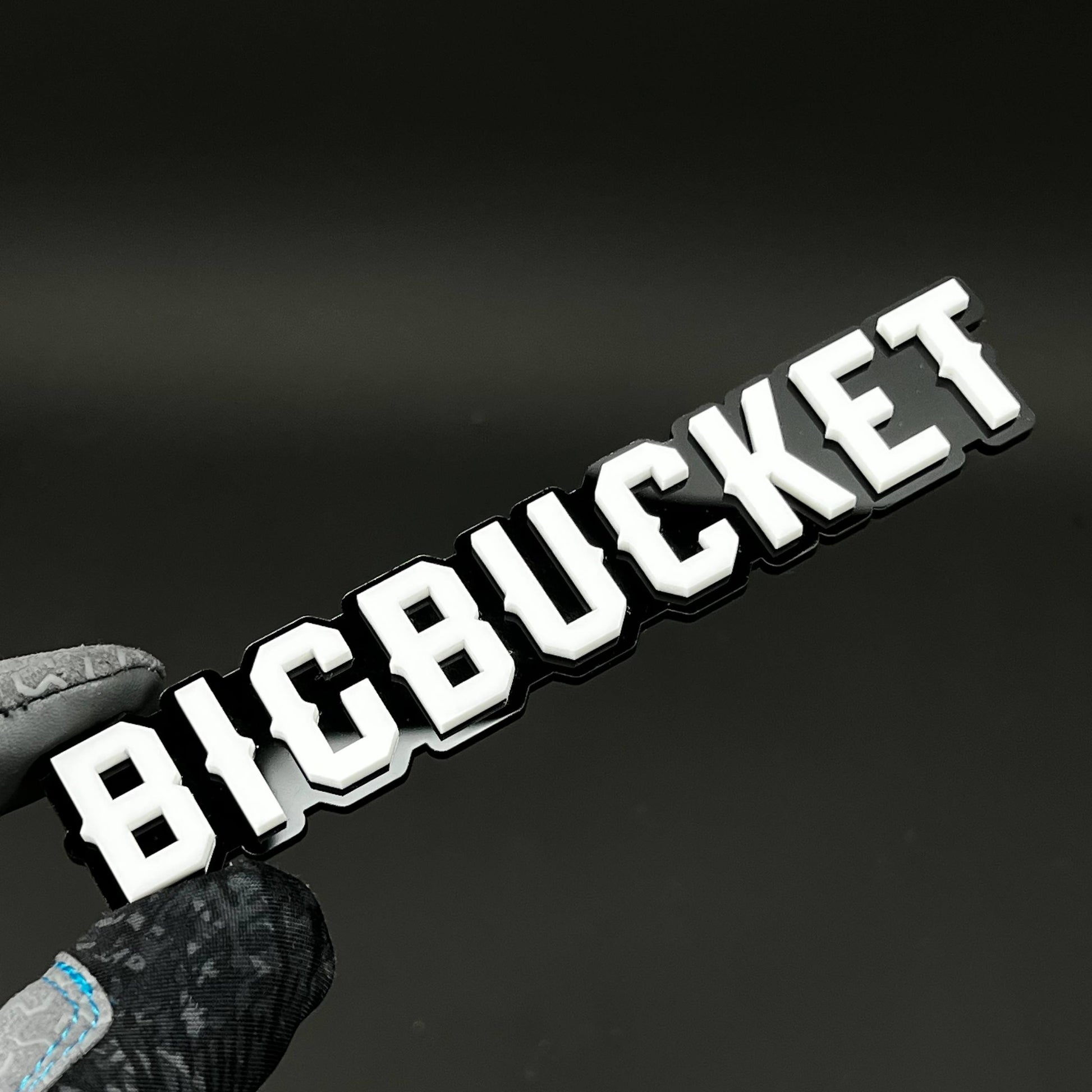 1PC BIGBUCKET 3D Acrylic Badge - Car Truck Emblem Fender Tailgate Trunk Sticker