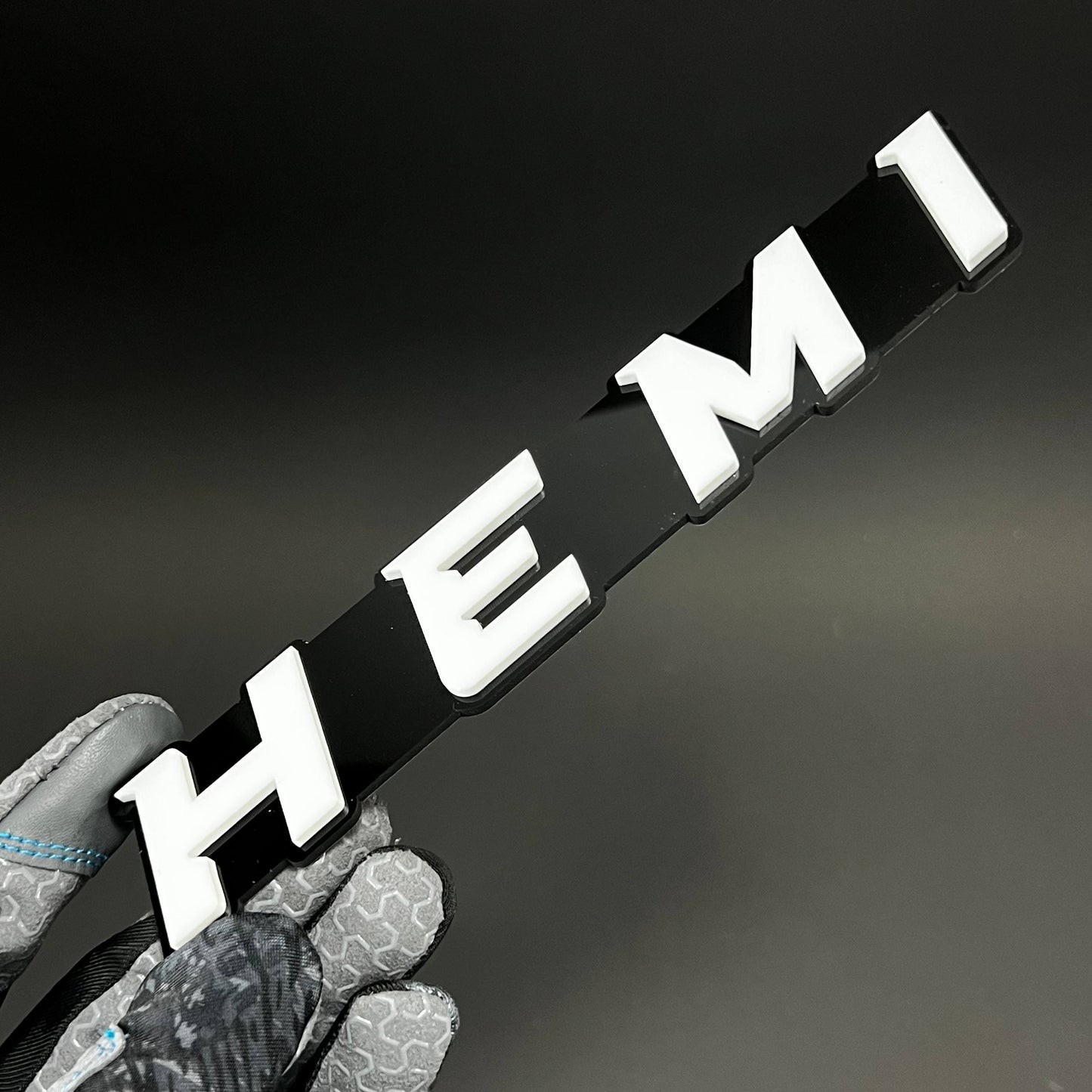 1PC HEMI 3D Acrylic Badge - Car Truck Emblem Fender Tailgate Trunk Sticker