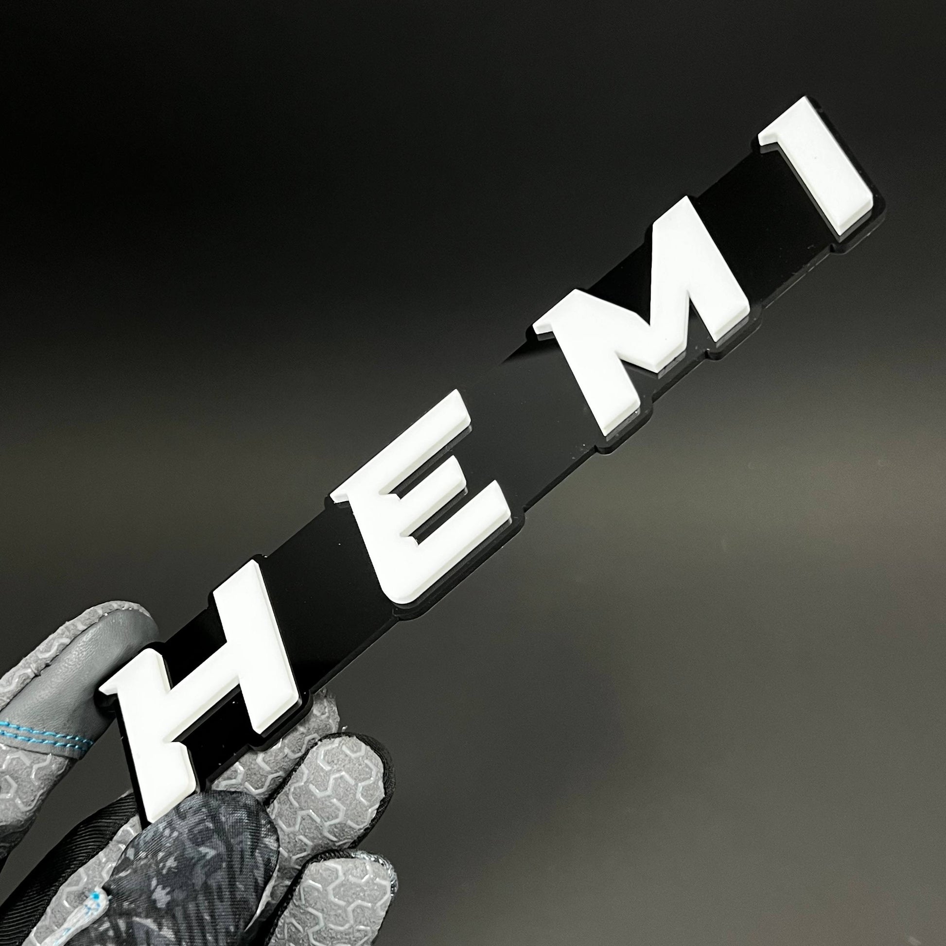 1PC HEMI 3D Acrylic Badge - Car Truck Emblem Fender Tailgate Trunk Sticker