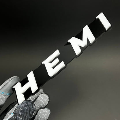 1PC HEMI 3D Acrylic Badge - Car Truck Emblem Fender Tailgate Trunk Sticker