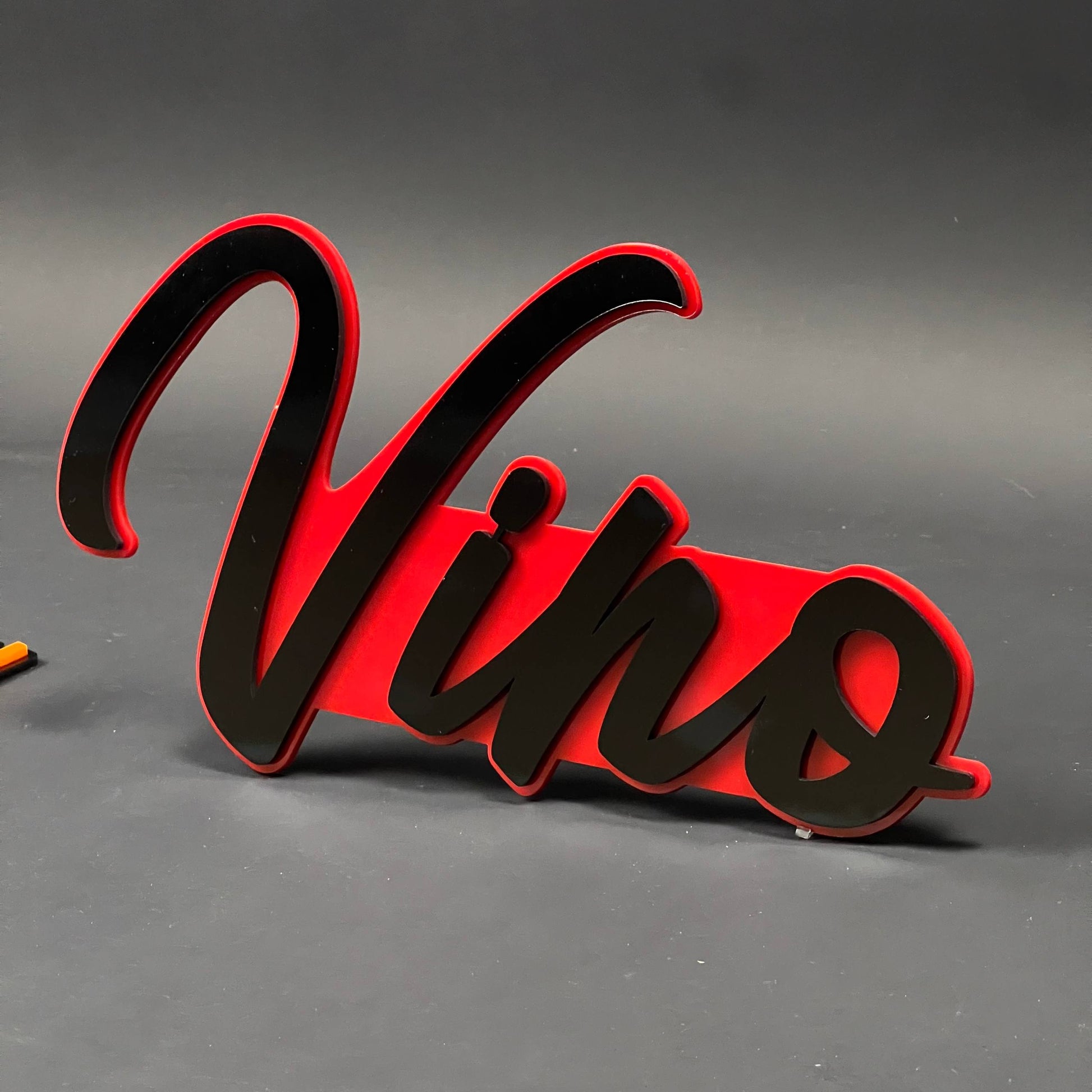 1PC Vino 3D Acrylic Badge - Car Truck Emblem Fender Tailgate Trunk Sticker