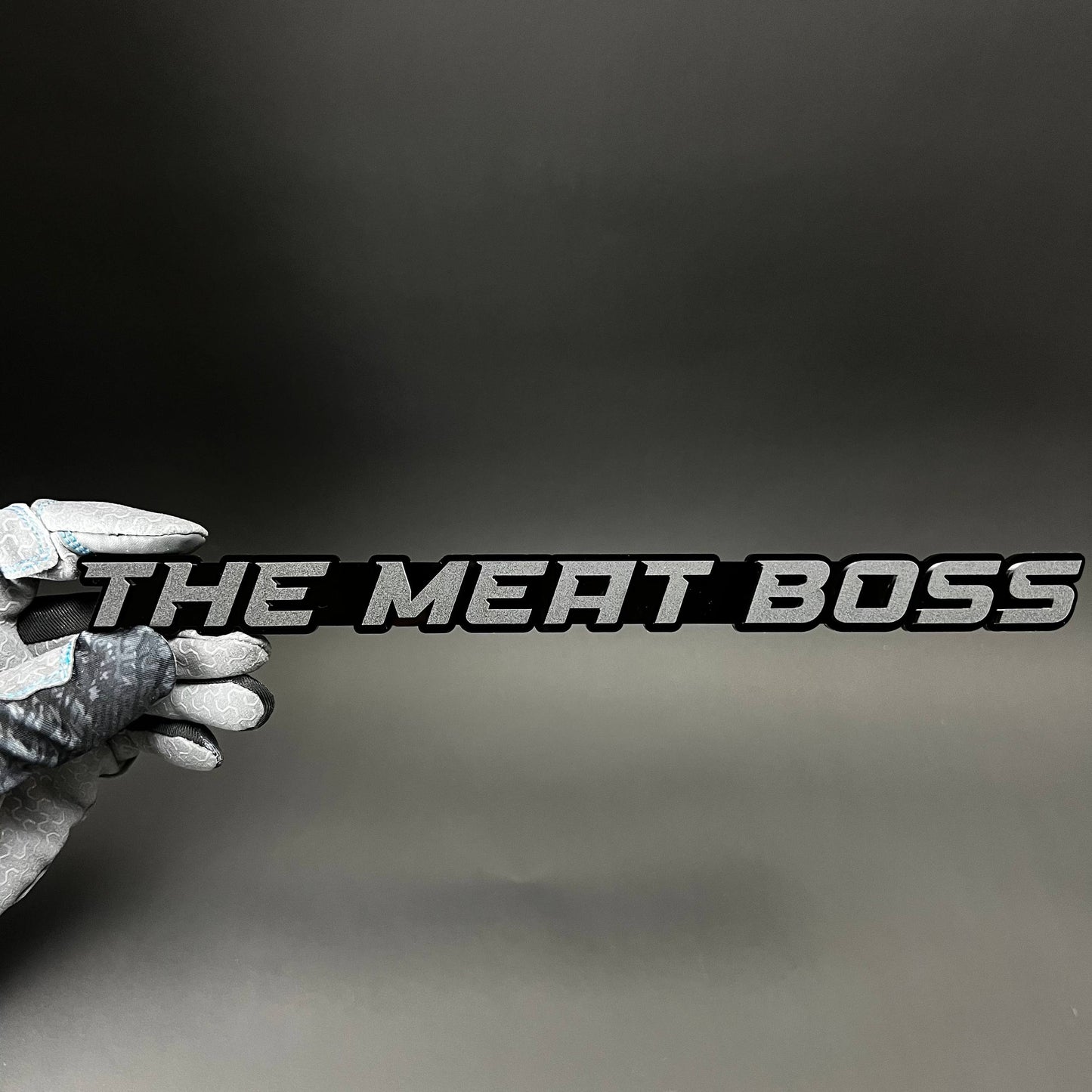 1PC THE MEAT BOSS 3D Acrylic Badge - Car Truck Emblem Fender Sticker