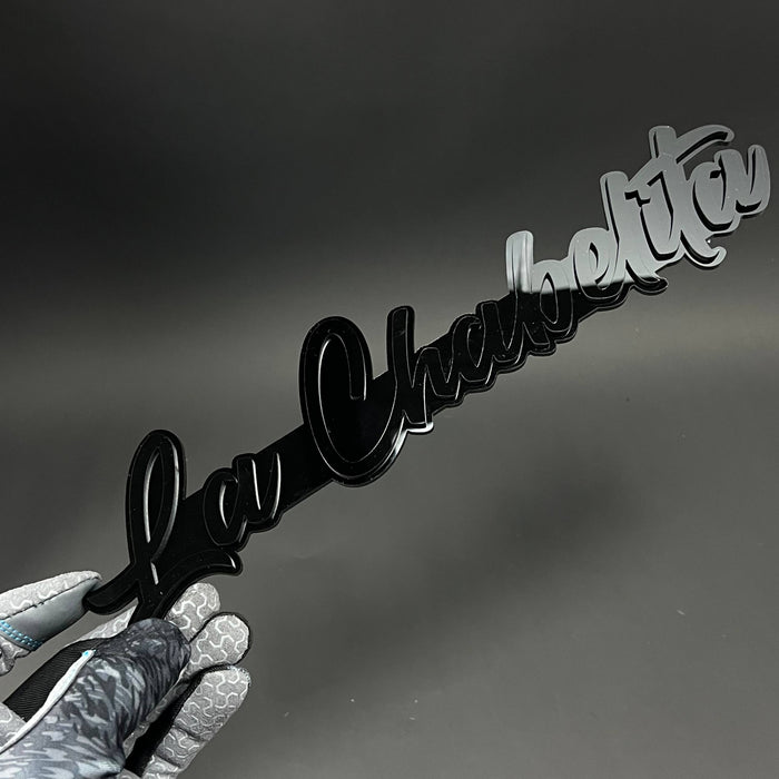 1PC La Chebelita 3D Acrylic Badge - Car Truck Emblem Fender Sticker