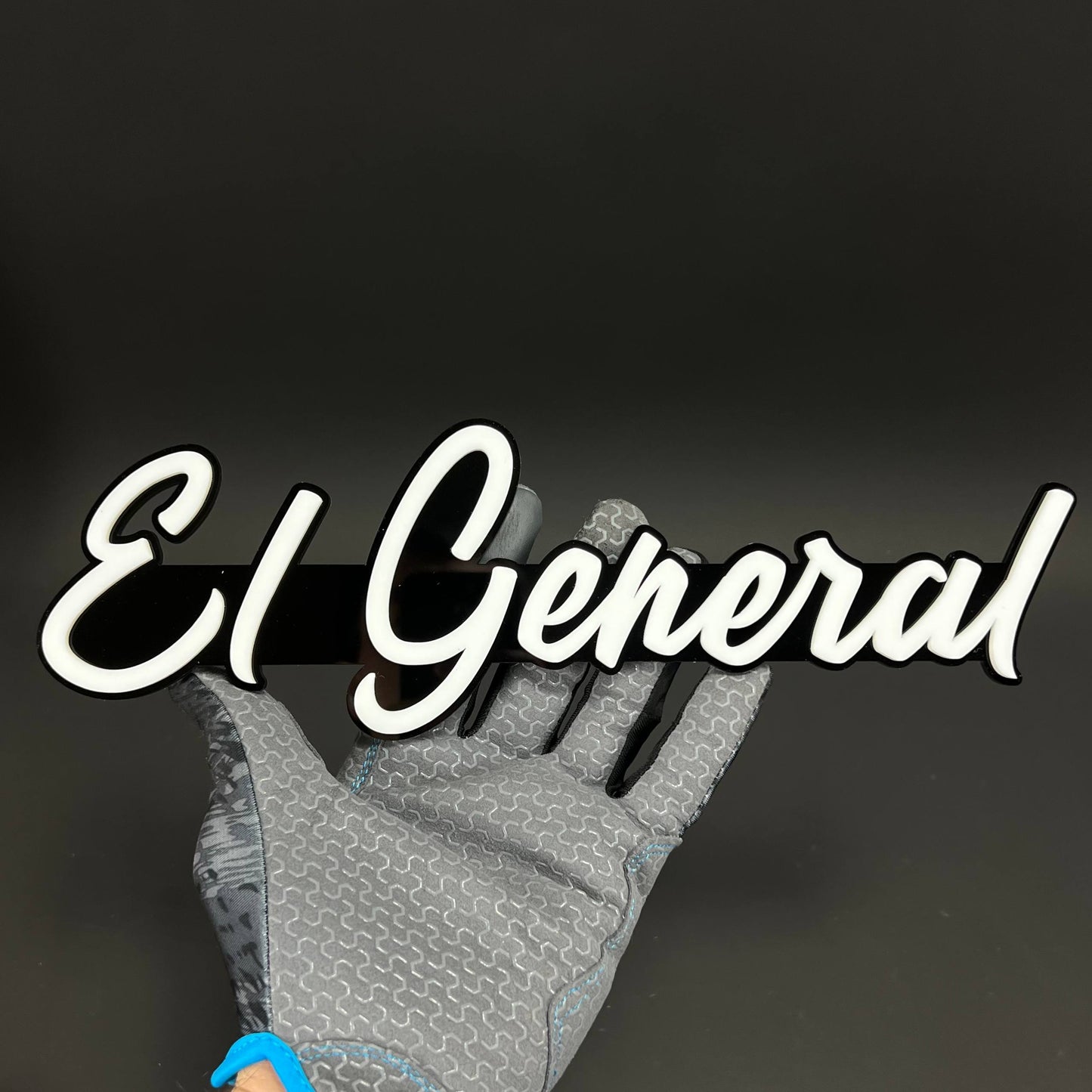 1PC El General 3D Acrylic Badge - Car Truck Emblem Fender Tailgate Trunk Sticker