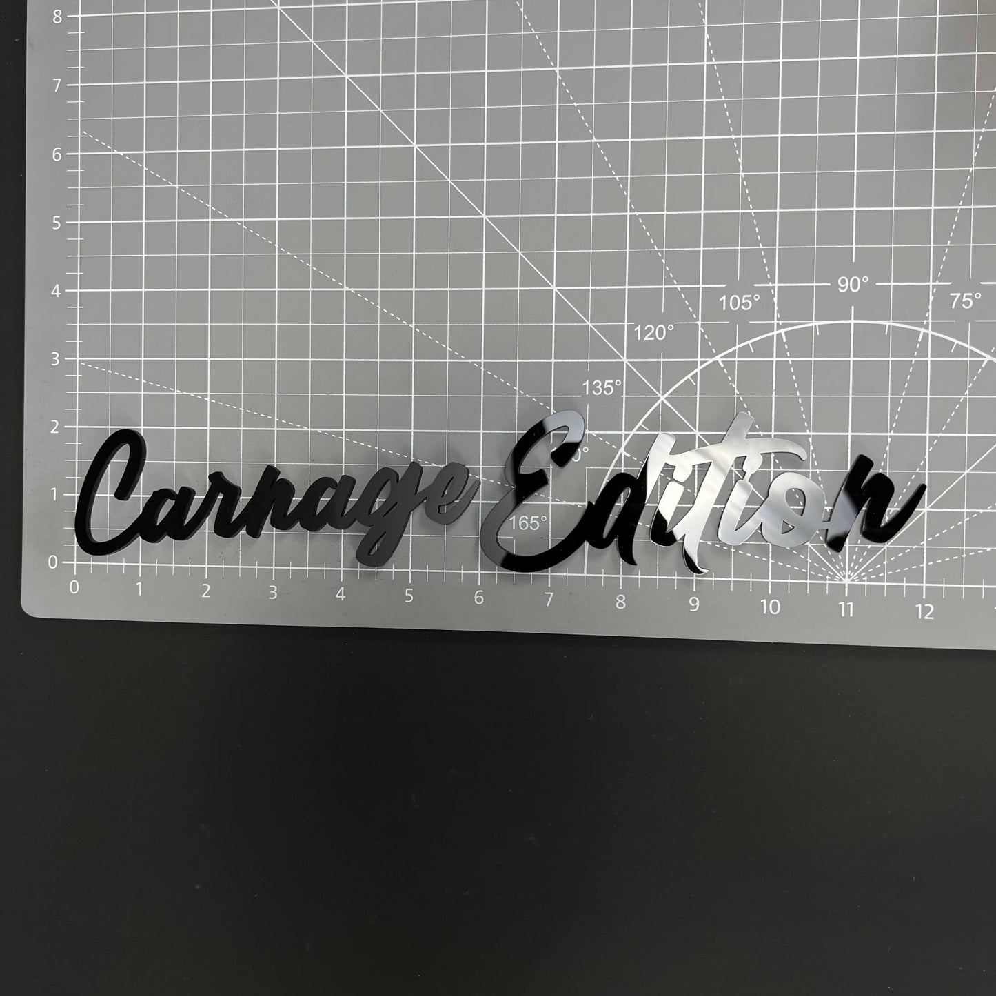 1PC Carnage Edition 3D Acrylic Badge - Car Truck Emblem Fender Sticker