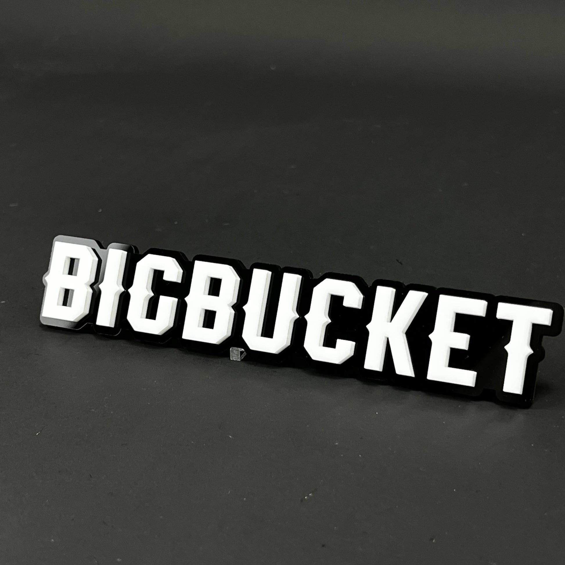 1PC BIGBUCKET 3D Acrylic Badge - Car Truck Emblem Fender Tailgate Trunk Sticker