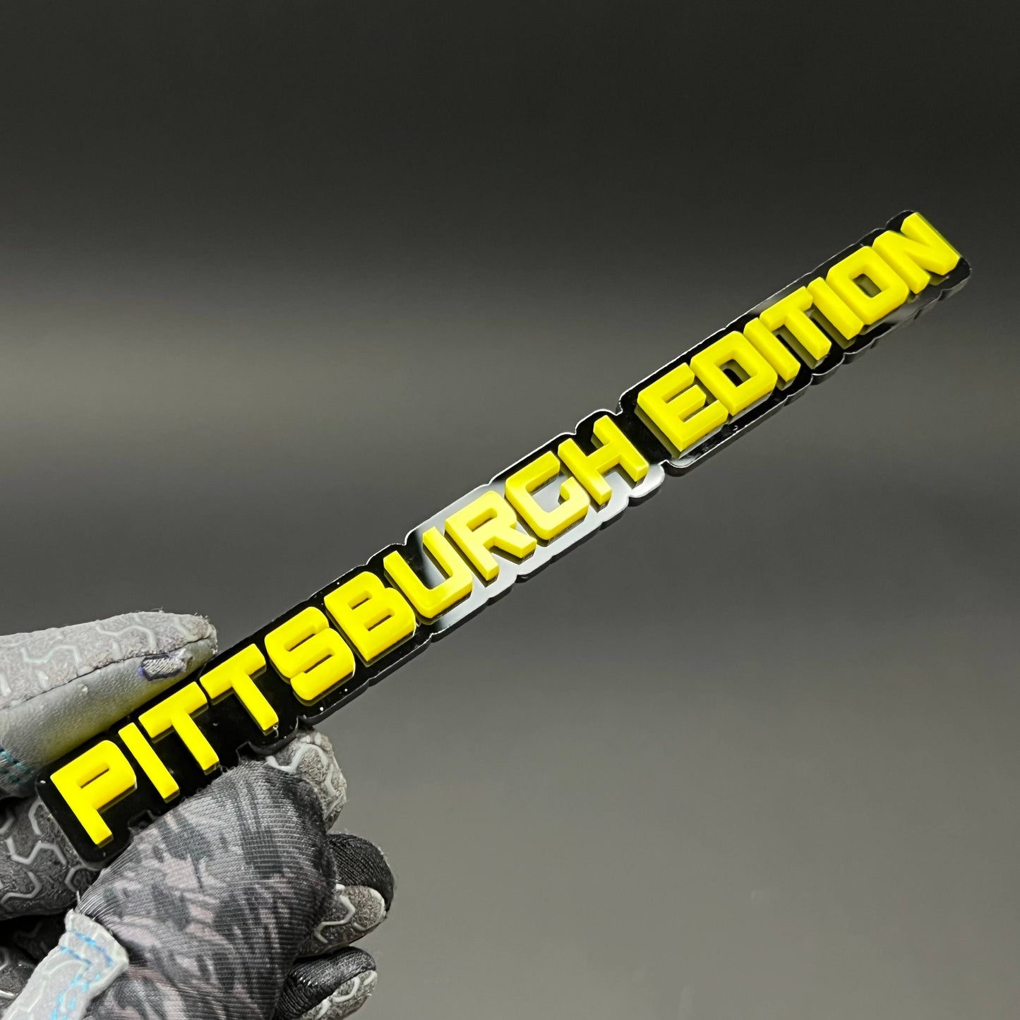 1PC PITTSBURGH EDITION 3D Acrylic Badge - Car Truck Emblem Fender Sticker