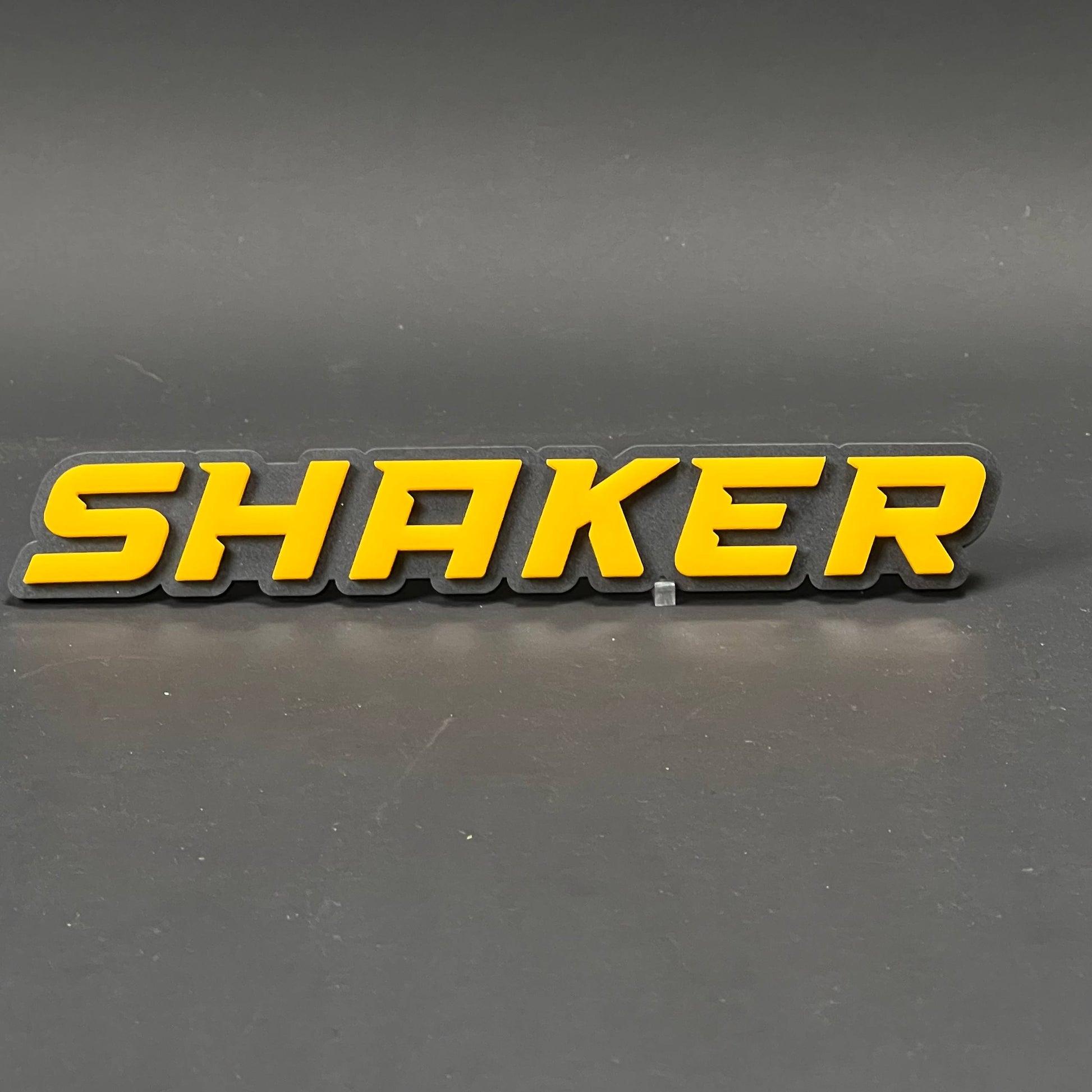 1PC SHAKER 3D Acrylic Badge - Car Truck Emblem Fender Tailgate Trunk Sticker