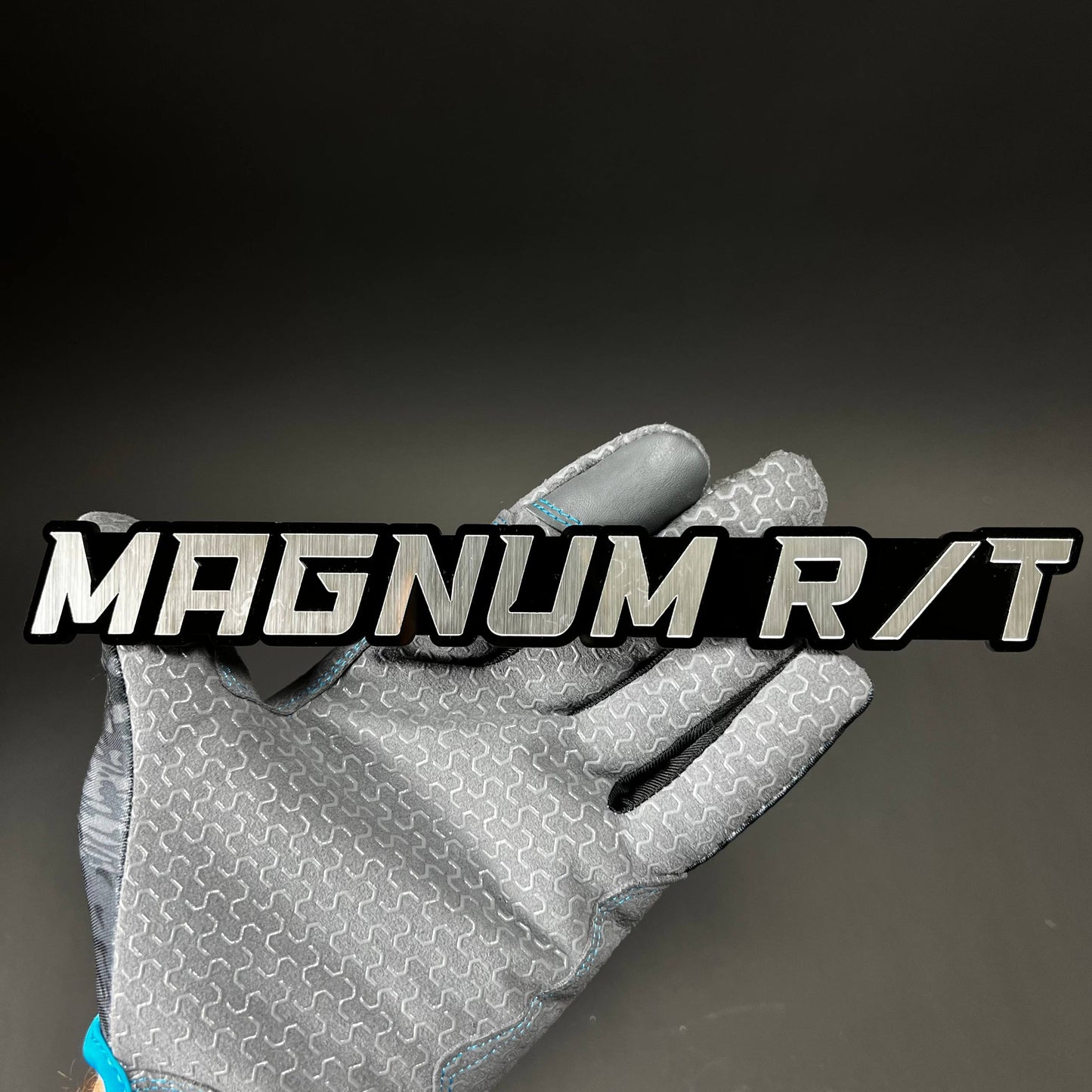 1PC MAGNUM R/T 3D Acrylic Badge - Car Truck Emblem Fender Tailgate Trunk Sticker