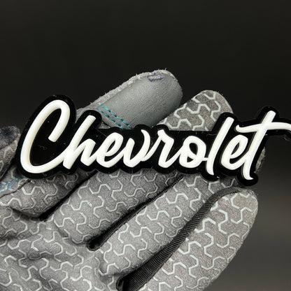 1PC Chevrolet 3D Acrylic Badge - Car Truck Emblem Fender Tailgate Trunk Sticker
