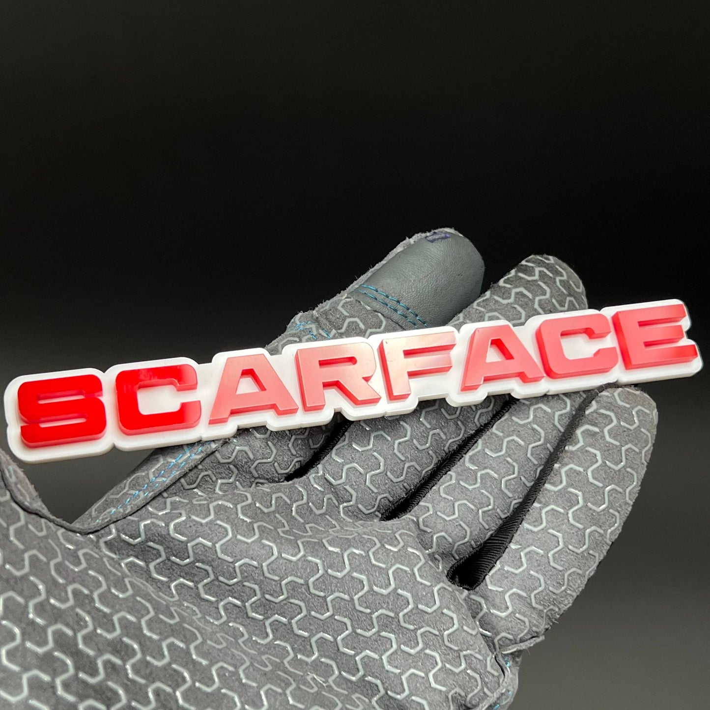 1PC SCARFACE 3D Acrylic Badge - Car Truck Emblem Fender Tailgate Trunk Sticker