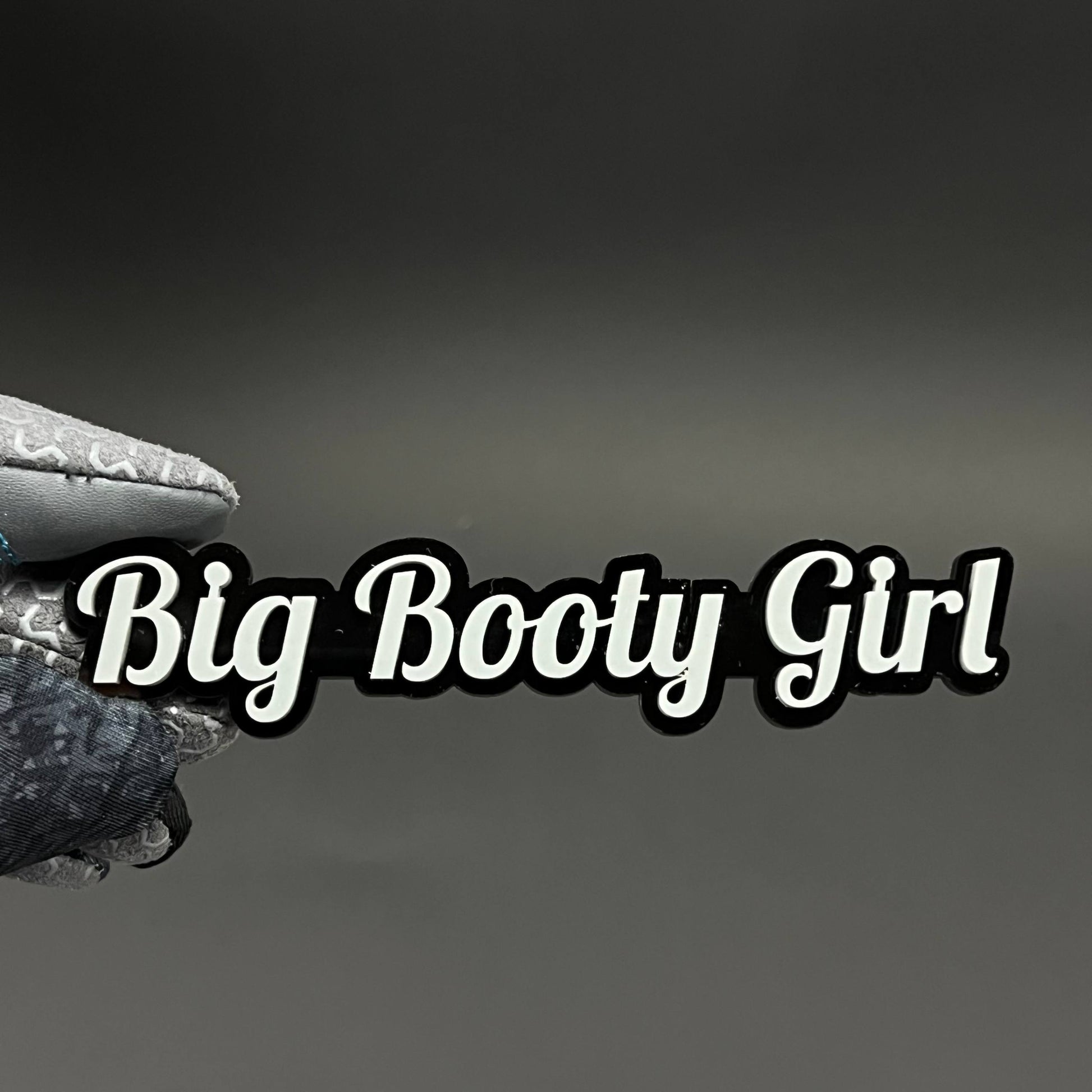 1PC Big Booty Girl 3D Acrylic Badge - Car Truck Emblem Fender Sticker