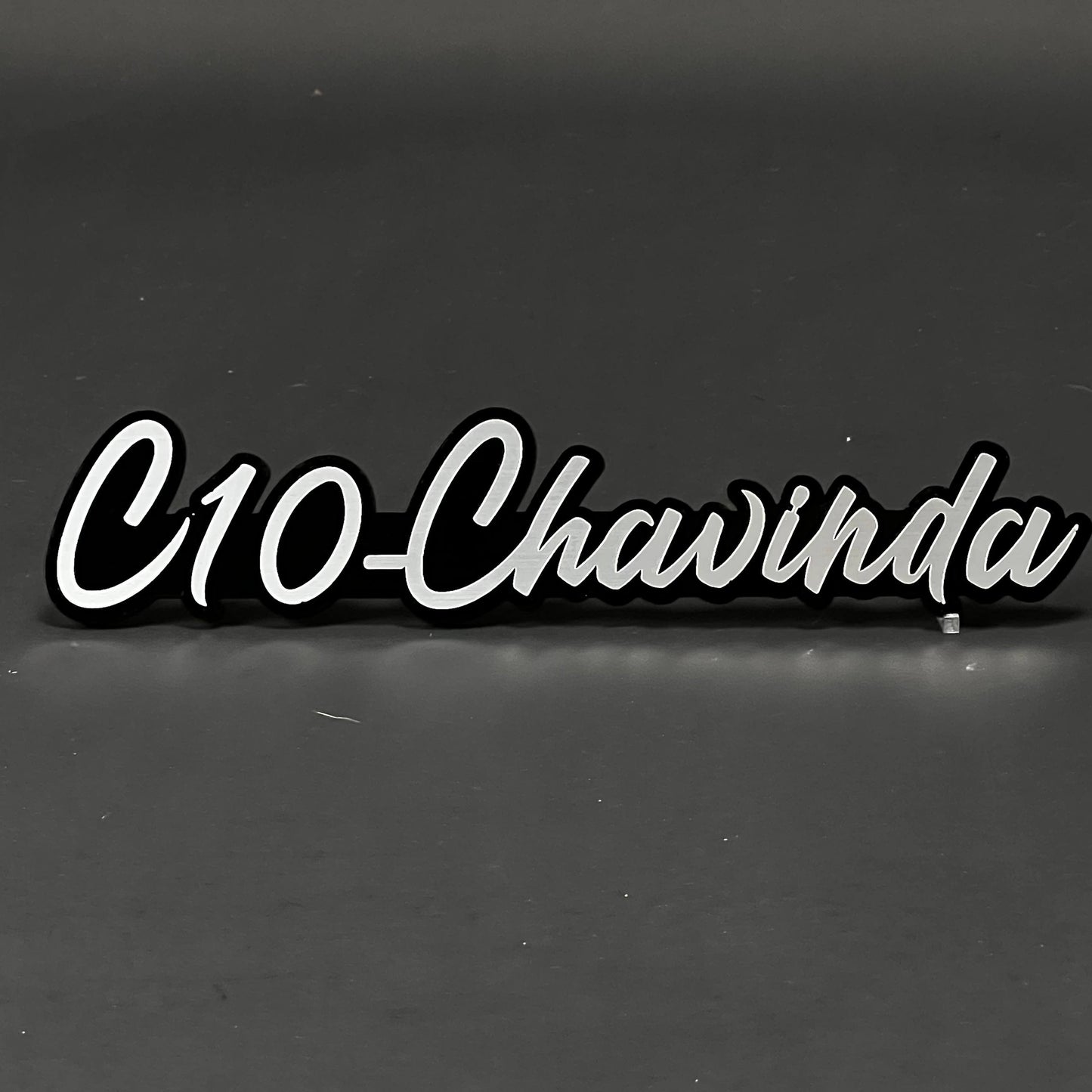 1PC C10-Chavinda 3D Acrylic Badge - Car Truck Emblem Fender Sticker