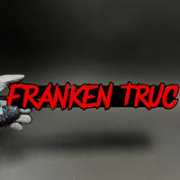 1PC FRANKEN TRUCK 3D Acrylic Badge - Car Truck Emblem Fender Sticker