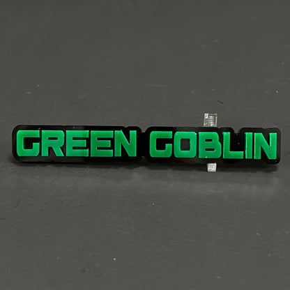 1PC GREEN GOBLIN 3D Acrylic Badge - Car Truck Emblem Fender Sticker