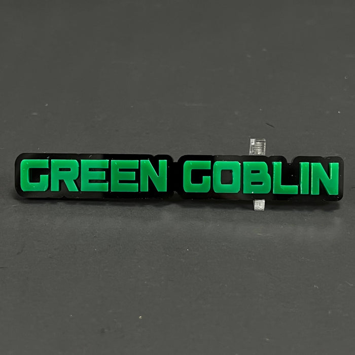 1PC GREEN GOBLIN 3D Acrylic Badge - Car Truck Emblem Fender Sticker