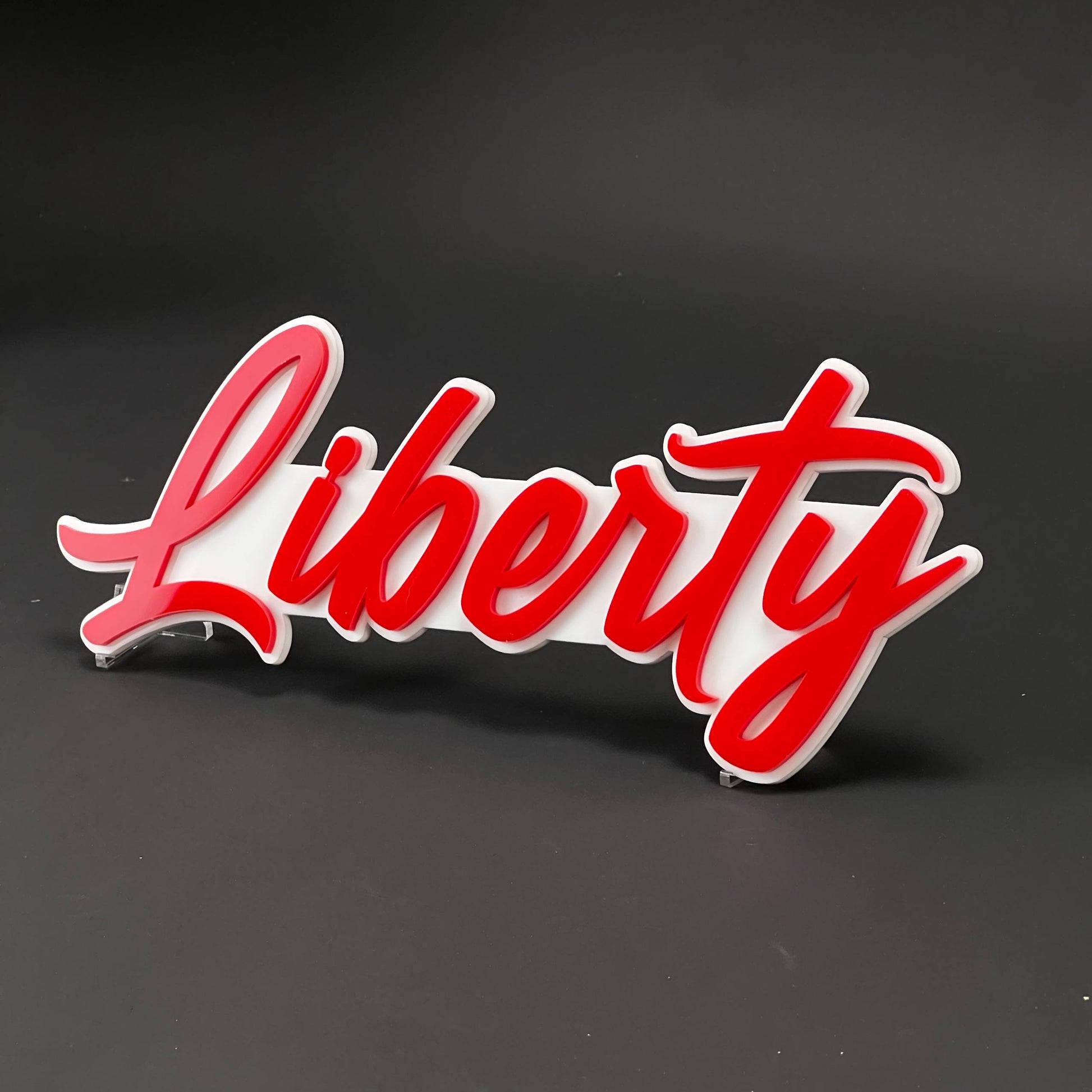 1PC Liberty 3D Acrylic Badge - Car Truck Emblem Fender Tailgate Trunk Sticker
