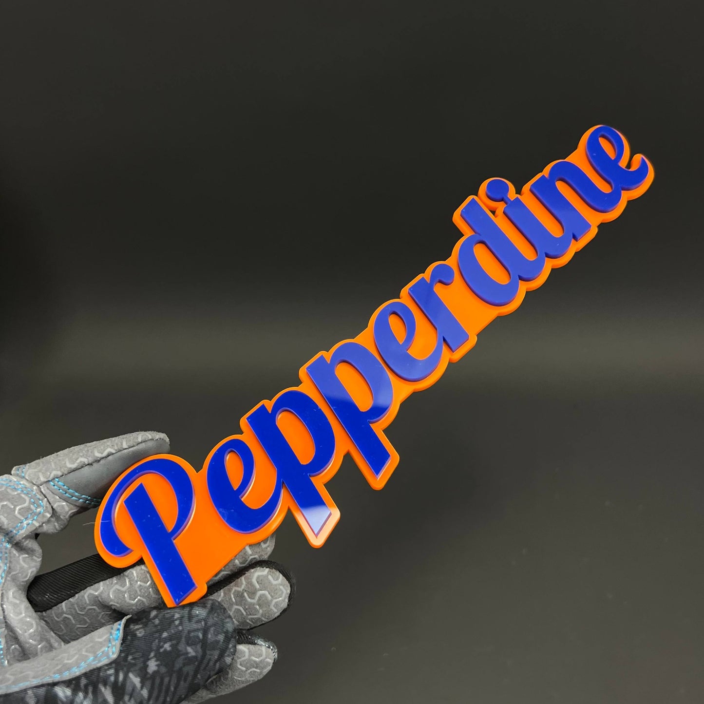 1PC Pepperdine 3D Acrylic Badge - Car Truck Emblem Fender Tailgate Trunk Sticker