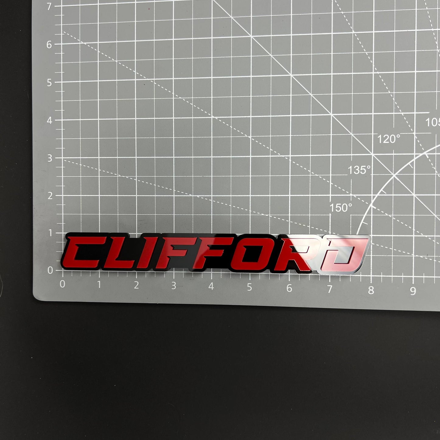 1PC CLIFFORD 3D Acrylic Badge - Car Truck Emblem Fender Tailgate Trunk Sticker