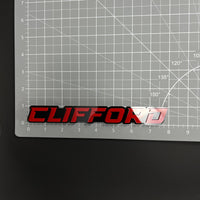 1PC CLIFFORD 3D Acrylic Badge - Car Truck Emblem Fender Tailgate Trunk Sticker