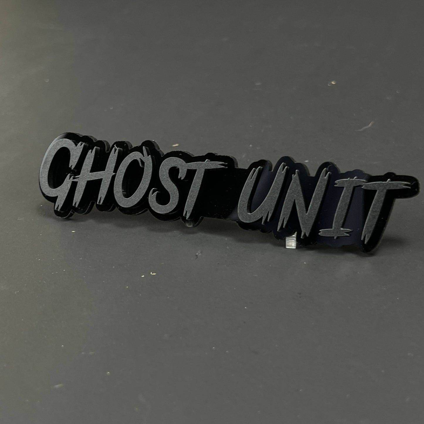 1PC GHOST UNIT 3D Acrylic Badge - Car Truck Emblem Fender Tailgate Trunk Sticker