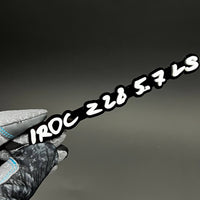 1PC IROC Z28 5.7 LS 3D Acrylic Badge - Car Truck Emblem Fender Sticker