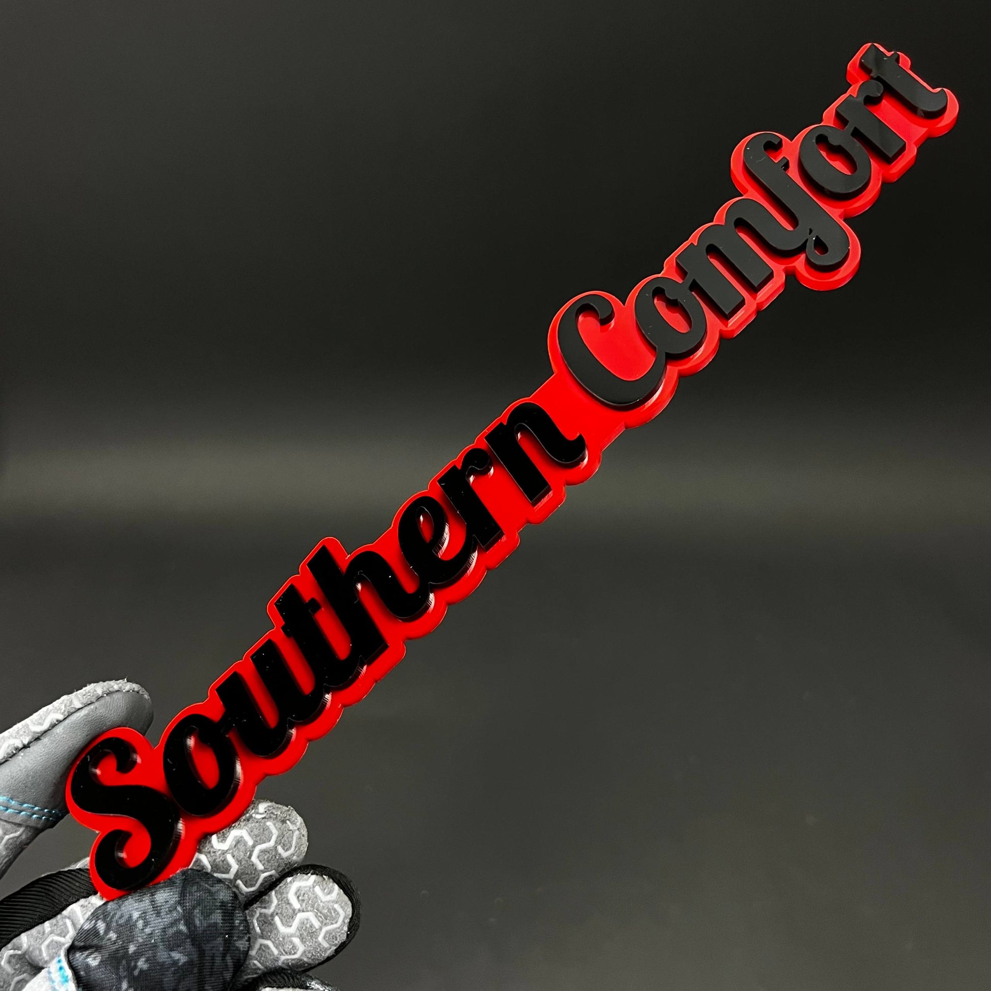 1PC Southern Comfort 3D Acrylic Badge - Car Truck Emblem Fender Sticker