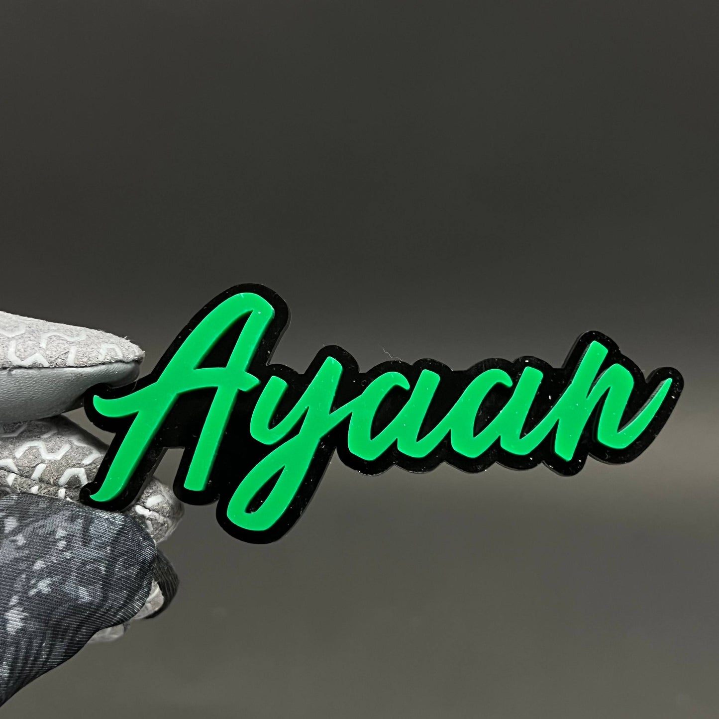 1PC Ayaan 3D Acrylic Badge - Car Truck Emblem Fender Tailgate Trunk Sticker