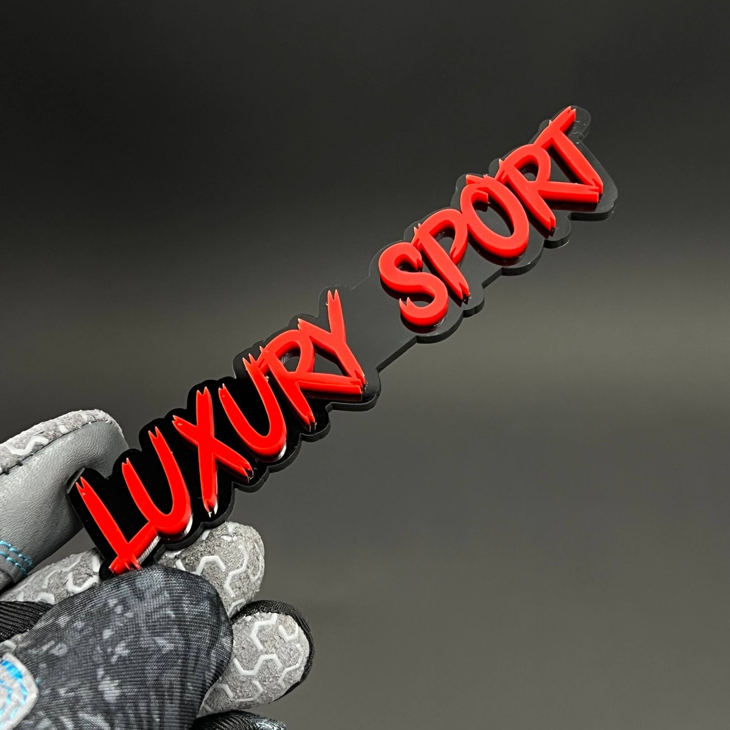 1PC LUXURY SPORT 3D Acrylic Badge - Car Truck Emblem Fender Sticker