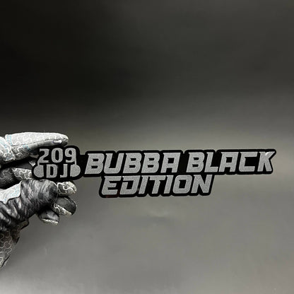 1PC BUBBA BLACK EDITION 3D Acrylic Badge - Car Truck Emblem Fender Sticker