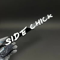 1PC SIDE CHICK 3D Acrylic Badge - Car Truck Emblem Fender Tailgate Trunk Sticker