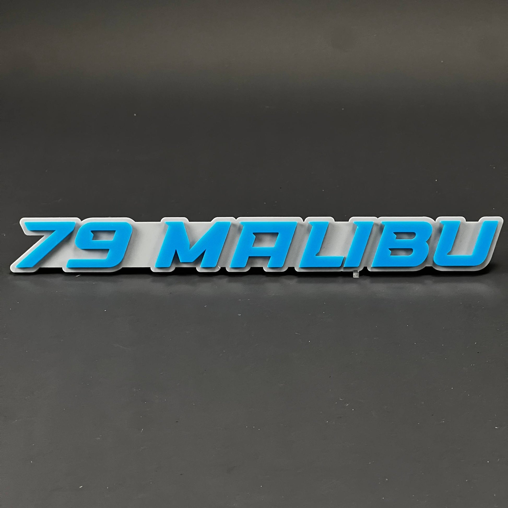1PC 79 MALIBU 3D Acrylic Badge - Car Truck Emblem Fender Tailgate Trunk Sticker