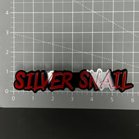 1PC SILVER SNAIL 3D Acrylic Badge - Car Truck Emblem Fender Sticker