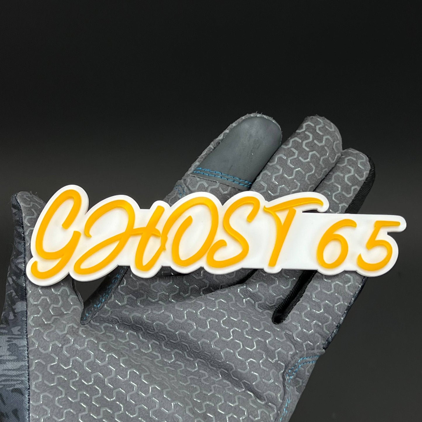 1PC GHOST 65 3D Acrylic Badge - Car Truck Emblem Fender Tailgate Trunk Sticker