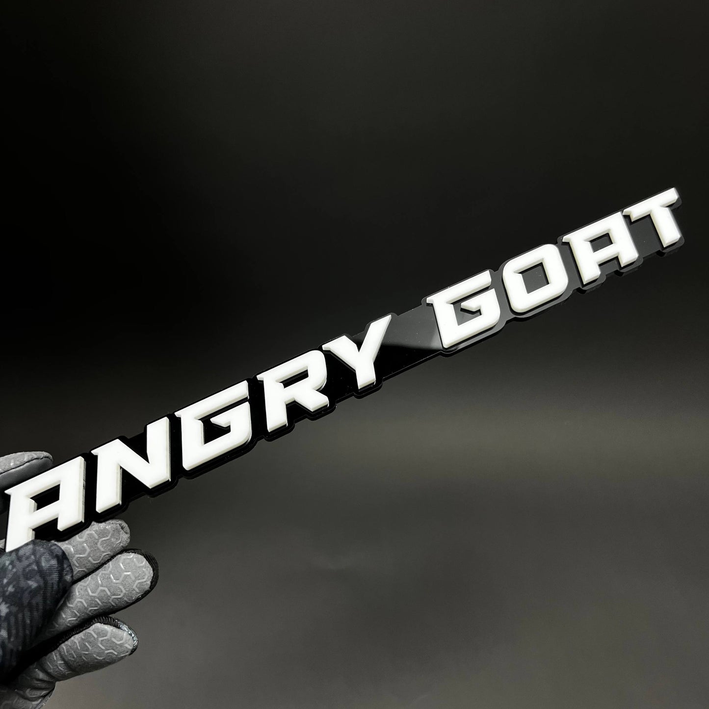 1PC ANGRY GOAT 3D Acrylic Badge - Car Truck Emblem Fender Tailgate Trunk Sticker
