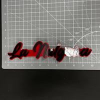 1PC La Nalgona 3D Acrylic Badge - Car Truck Emblem Fender Tailgate Trunk Sticker